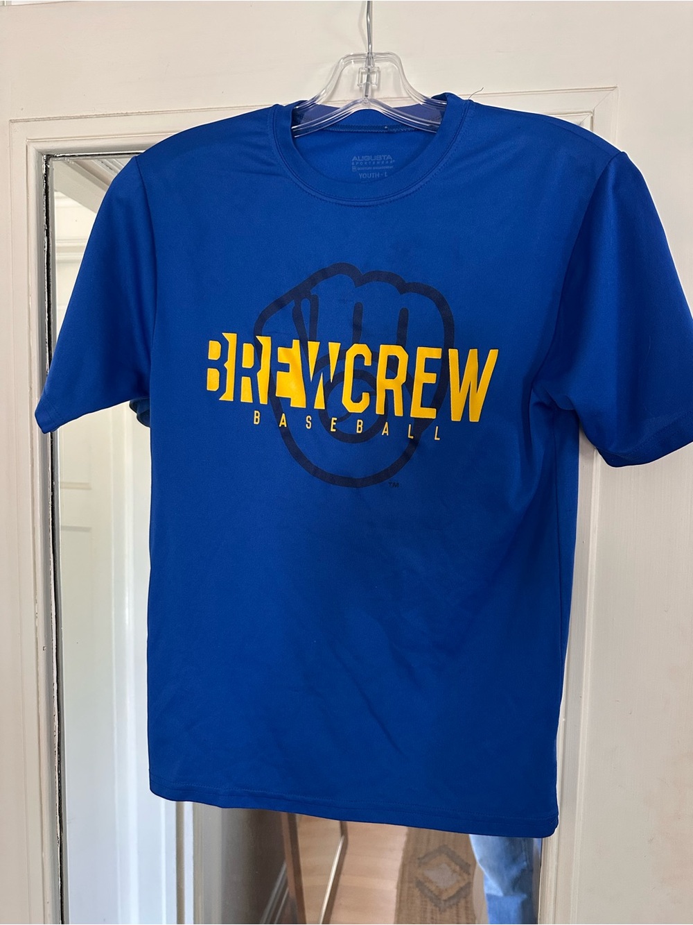 BrewCrew Baseball Blue Graphic Tee